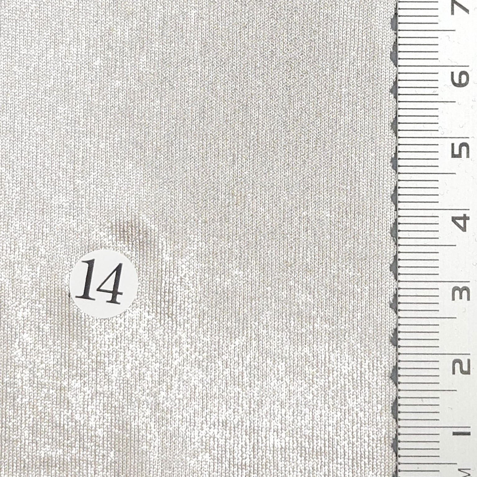 1.Turquoise/Silver (29)-2.Black/Gold (1)-3.Black/Silver (2)-4.Ivory/Silver (3)-5.Ivory/Gold (4) - Solid Foil Slinky Spandex Polyester Knit Fabric - FAB 1698