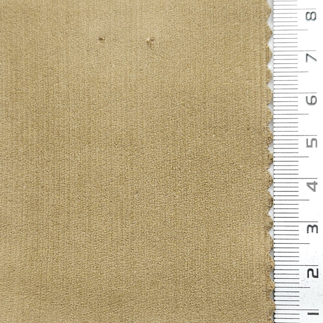 21 Wale Solid Corduroy Spandex Cotton Woven Fabric - FAB 1654 - 15.Teak