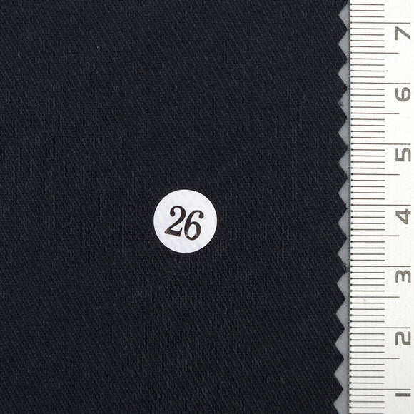 Solid Twill Polyester Spandex Rayon Woven Fabric - FAB 1737 - 15.Dark Navy
