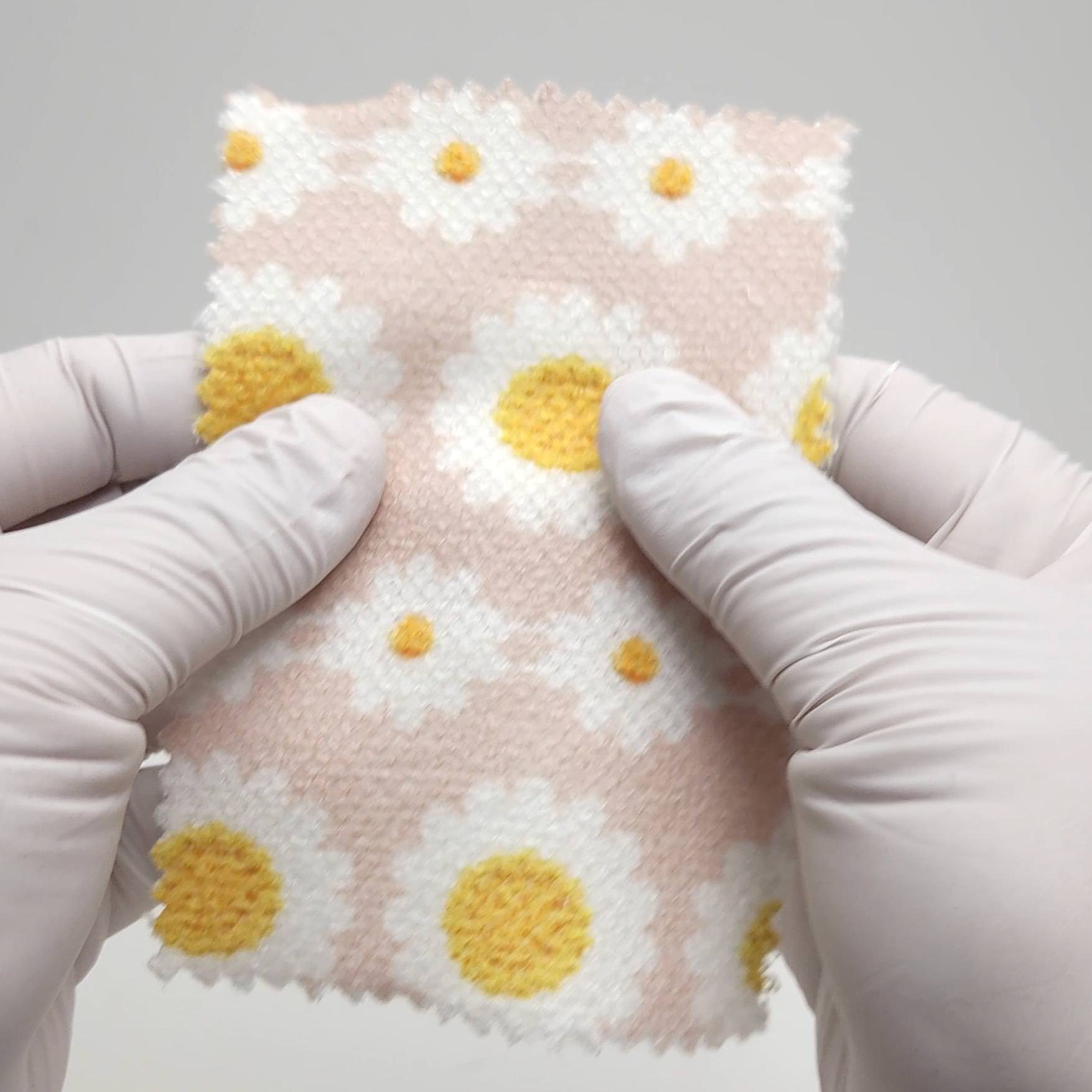 Jersey Sunflower Print Rayon Polyester Knit Fabric - FAB 1613 -