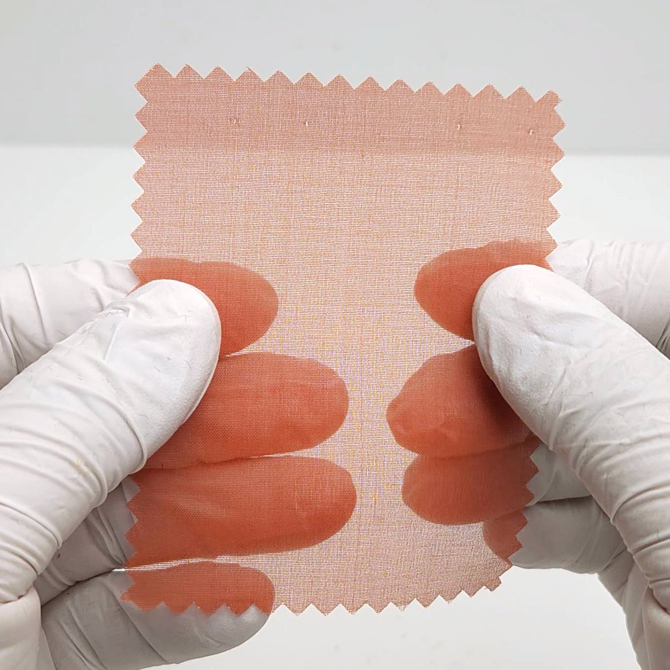 Solid Organza Silk Woven Fabric - FAB 1639 -