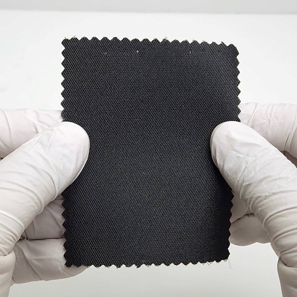 1.Charcoal-2.Navy-3.Green-4.Brown-5.Beige - 36mm Solid Twill Silk Wool Woven Fabric - FAB 1644