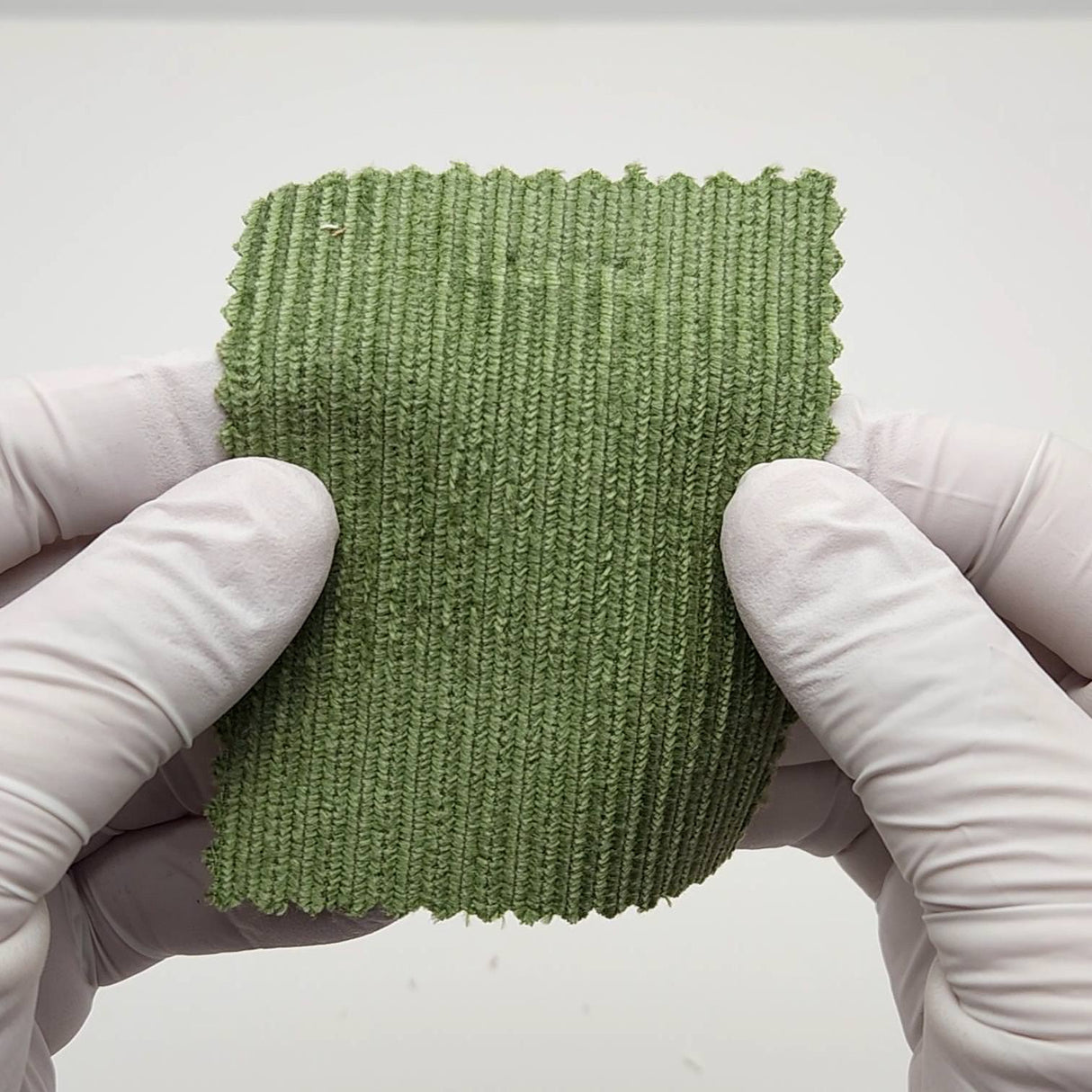 8Wale Solid Corduroy Tencel Cotton Woven Fabric - FAB1677 - 1.Avocado-2.Cararra-3.White Linen-4.Romance-5.Rice Cake-6.Vanilla Ice-7.Twilight-8.Logan-9.Iron-10.Polo Blue