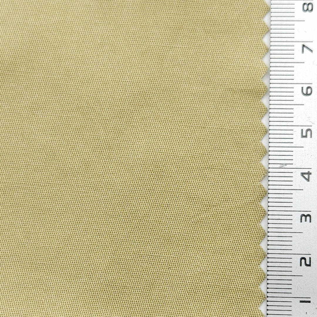 Solid Enzyme Washing 32s Cotton Spandex Woven Fabric - FAB 1651 - 16.Ecru