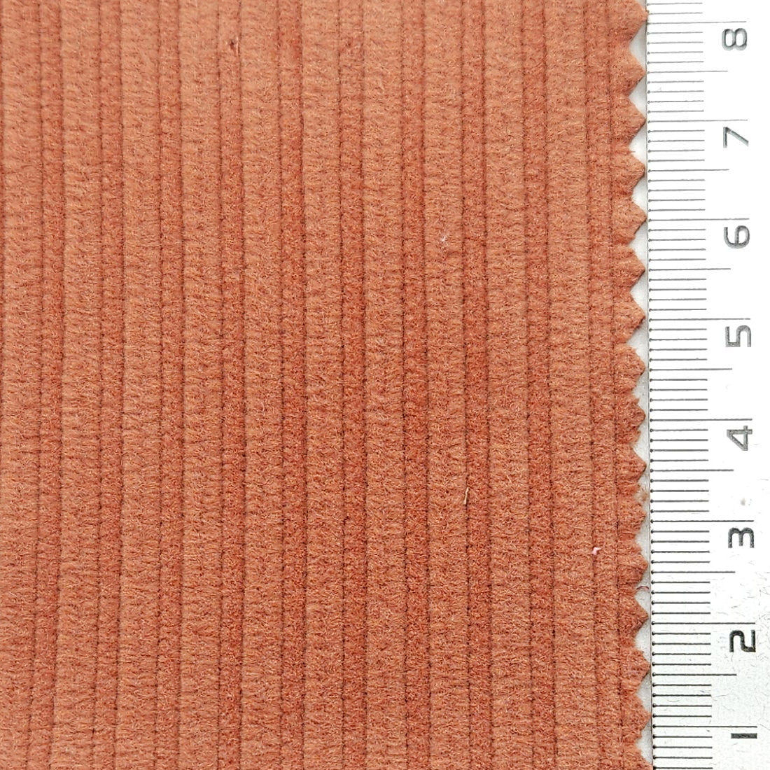 8Wale Solid Corduroy Cotton Woven Fabric - FAB 1657 - 16.Red Damask