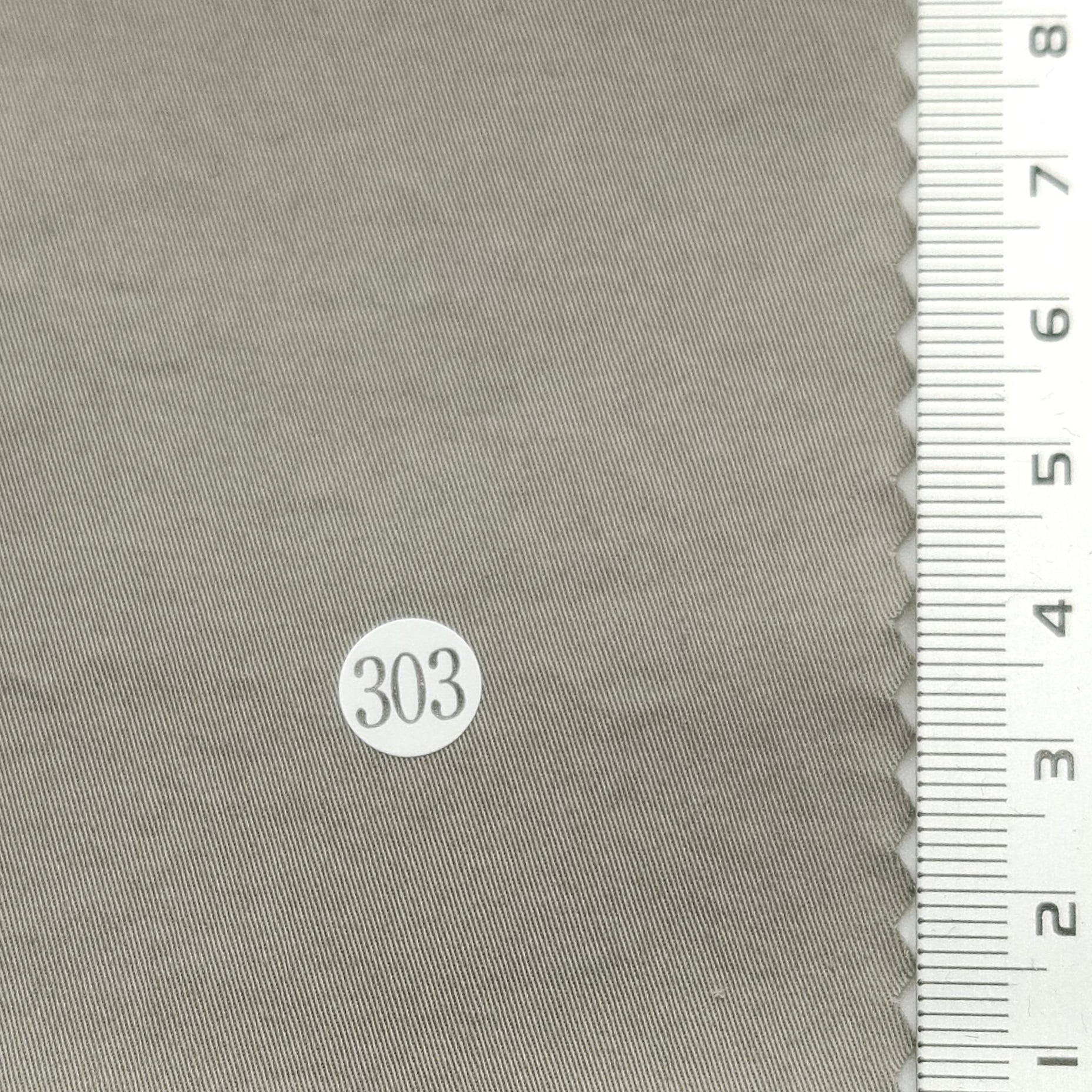 Solid Enzyme Twill Cotton Spandex Woven Fabric - FAB 1568 - 16.Grey (303)