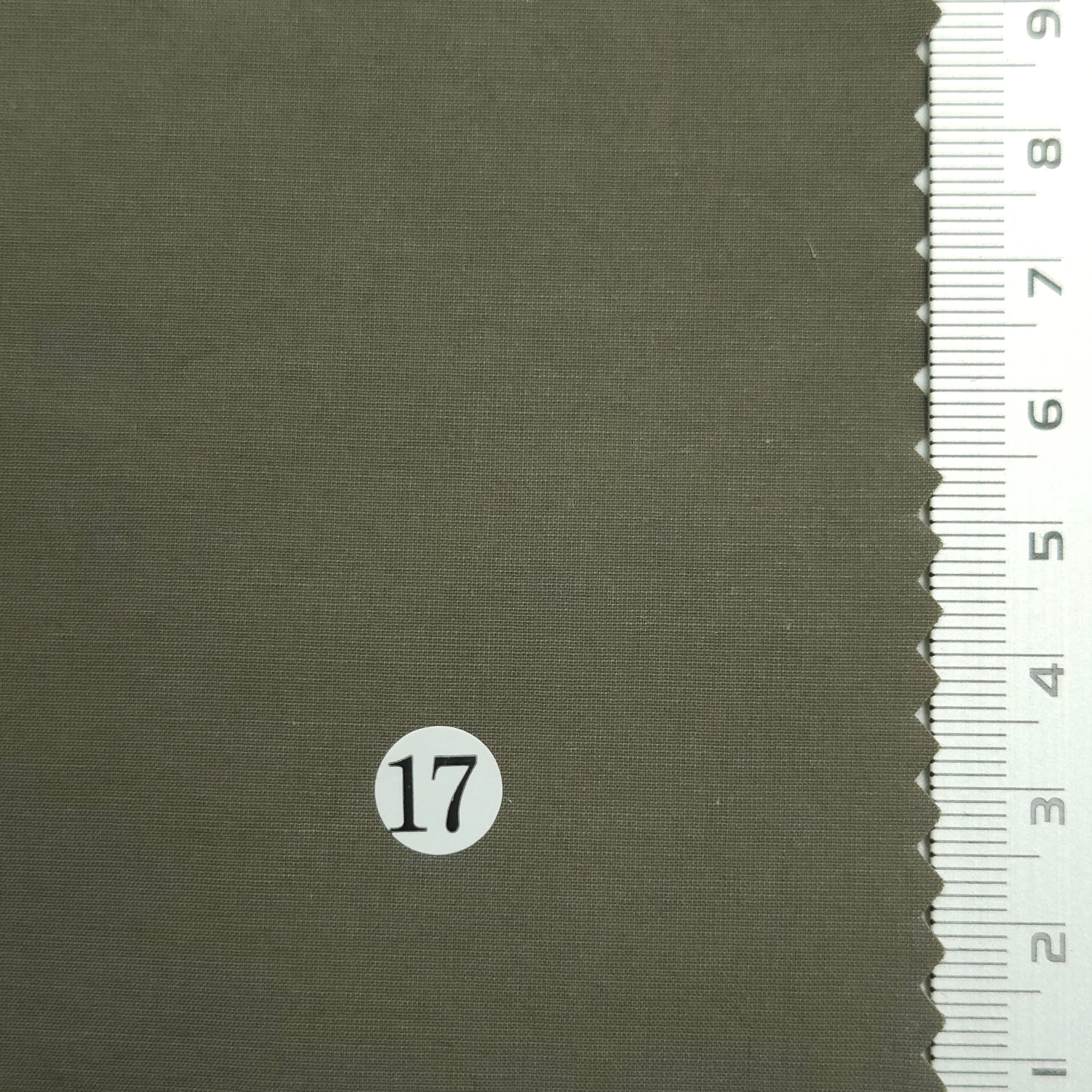 Solid Nylon Spandex Cotton Woven Fabric - FAB 1552 - 17.Grey