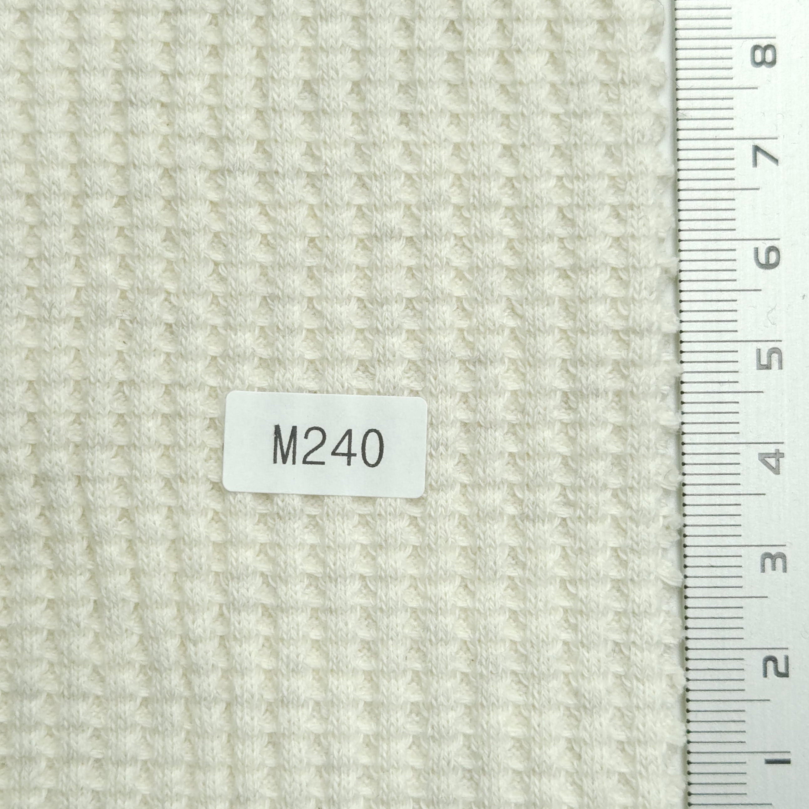 Rib Cotton Spandex Knit - FAB 1360 - 17.Ivory