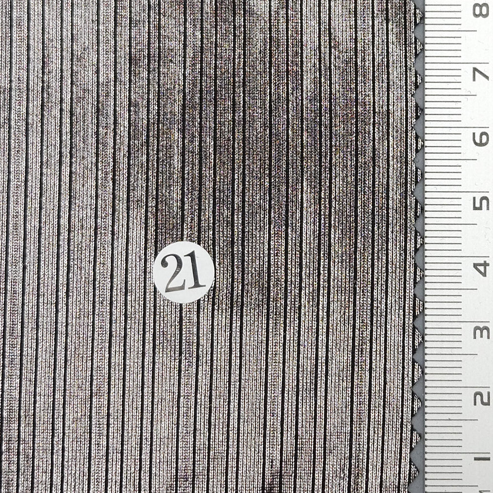 Solid Foil Irregular Slinky Polyester Spandex Knit Fabric - FAB1697 - 1.White/Silver (2)-2.White/Gold (1)-3.Grey/Silver (3)-4.Grey/Gold (4)-5.Beige/Silver (6)-6.Beige/Gold (7)-7.Royal/Silver (8)-8.Brown/Gold (9)-9.Teal/Silver (10)-10.Brown/Silver (11)