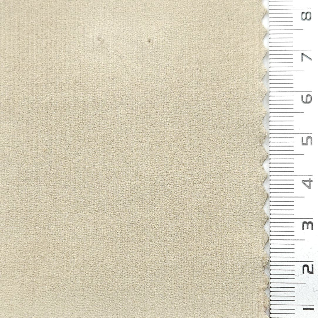 21 Wale Solid Corduroy Spandex Cotton Woven Fabric - FAB 1654 - 17.Parchment