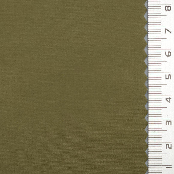 Light Weight Solid Plain Nylon Spandex Cotton Woven Fabric - FAB 1731 - 17.Olive Green