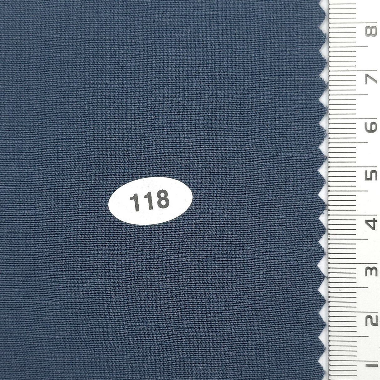 Navy Blue - Linen Textured LR Woven Fabric - FAB1853