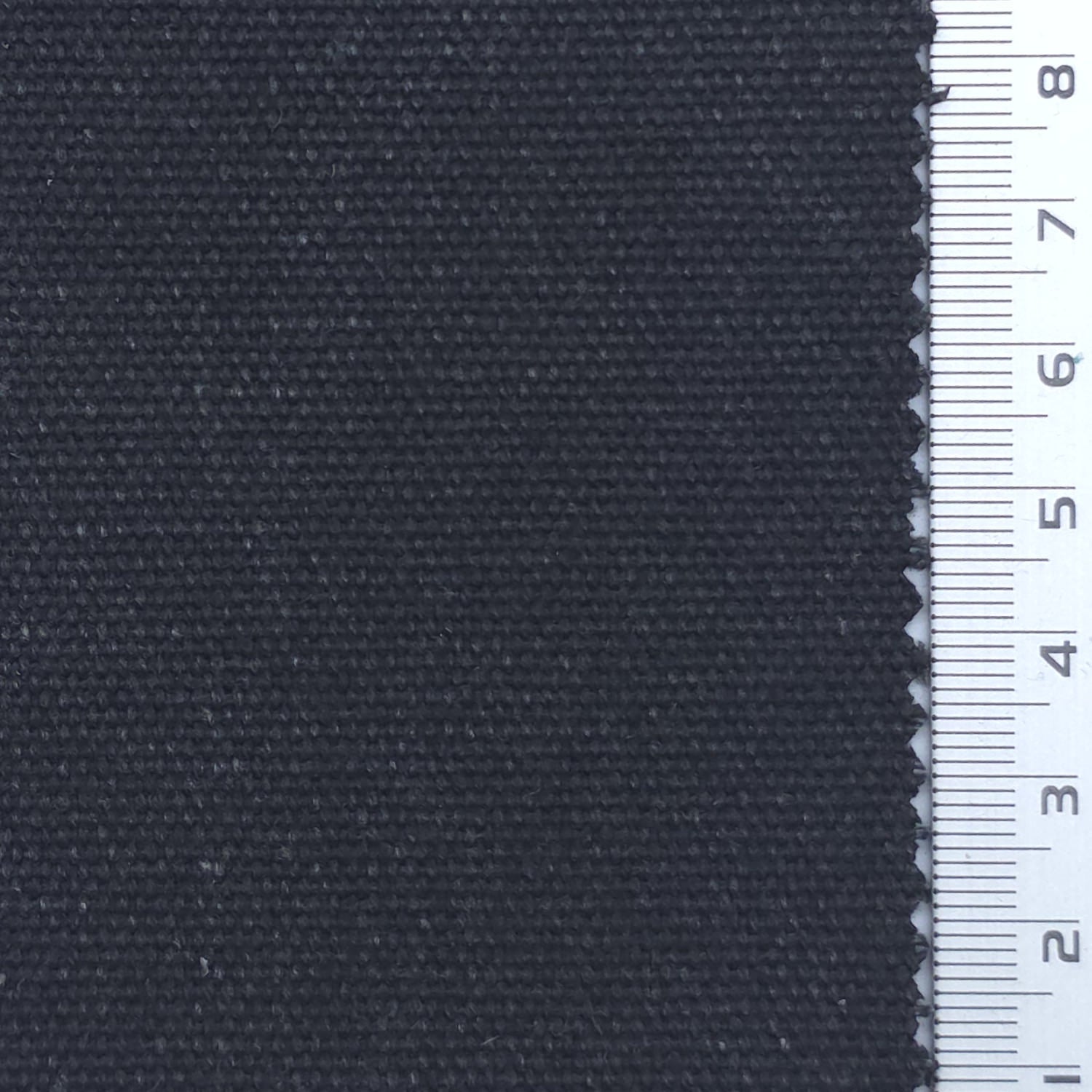Solid Cotton Polyester Woven Fabric - FAB1948 - Black