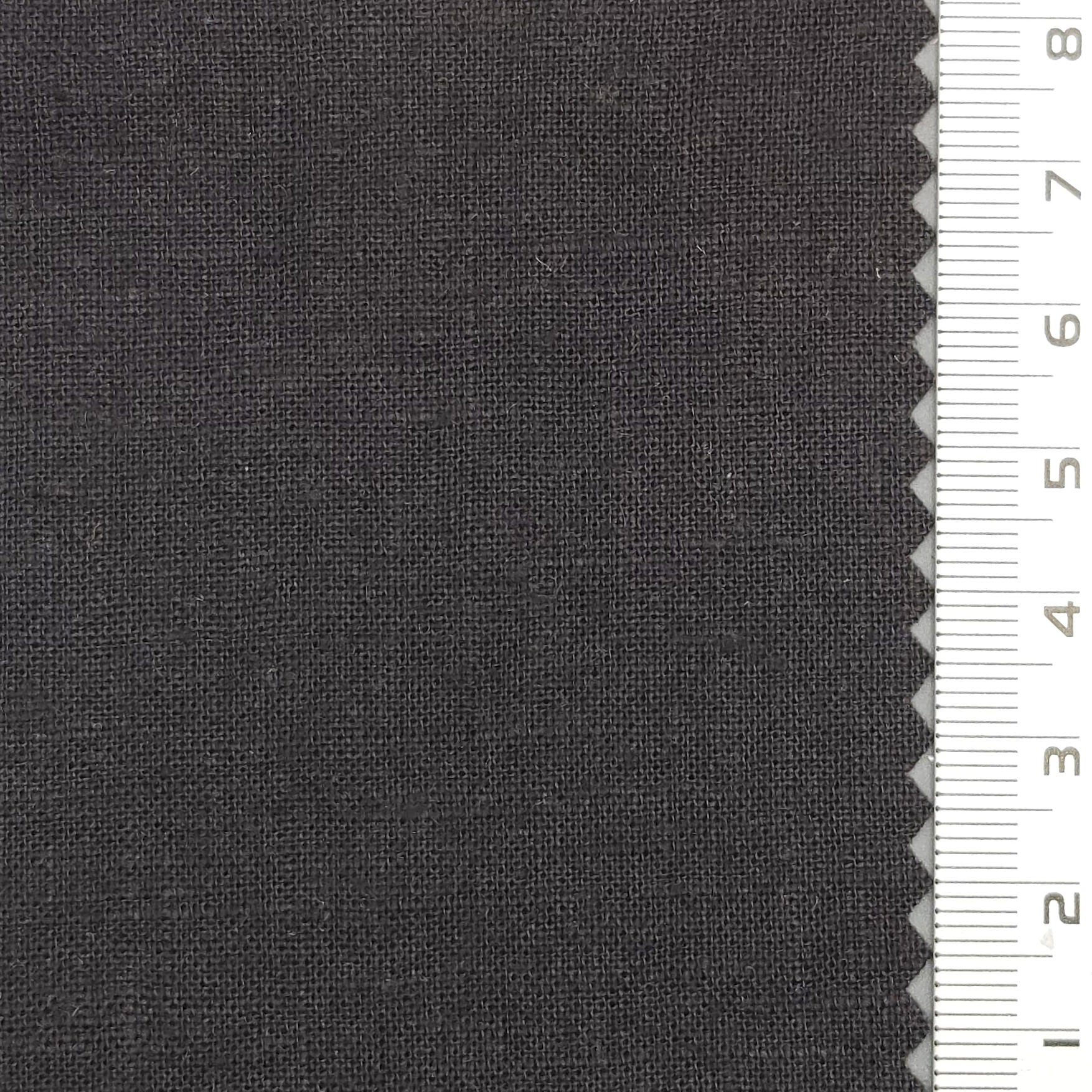 Solid Enzyme Washing Linen Rayon Woven Fabric - FAB 1679 - 18.Charcoal