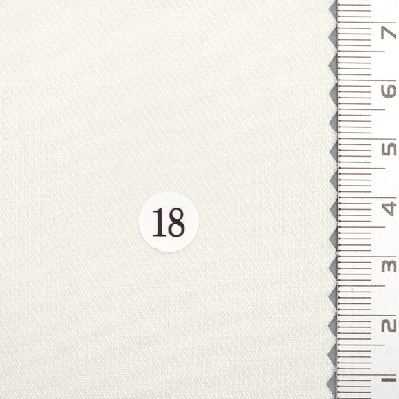 Solid Twill Polyester Spandex Rayon Woven Fabric - FAB 1737 - 19.White