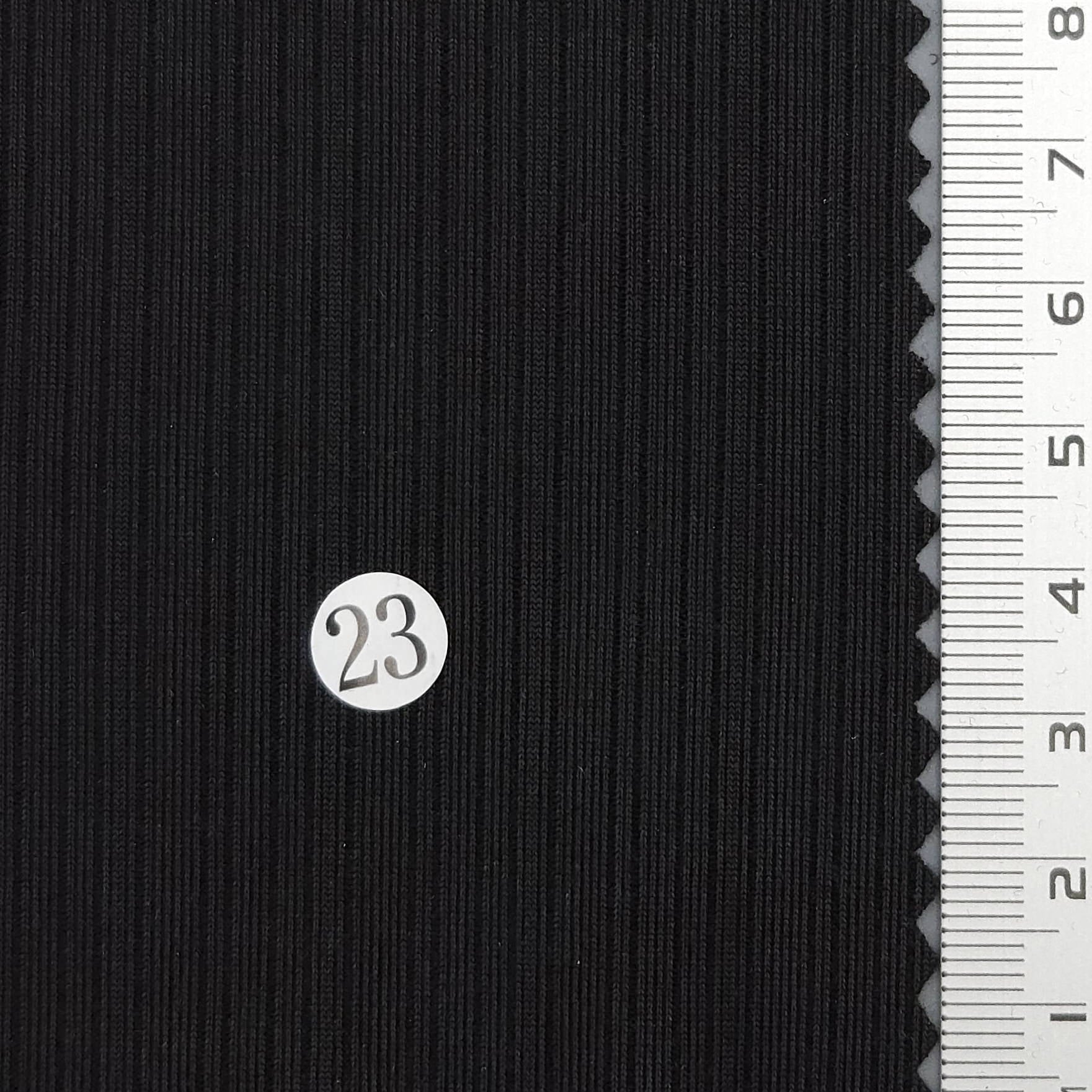 Solid Foil Irregular Slinky Polyester Spandex Knit Fabric - FAB 1697 - 19.Black Black (23)