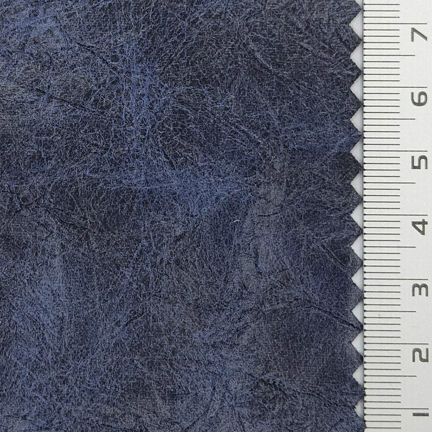 Tie Dye Leather Polyester Polyurethane Knit Fabric - FAB1804 - 1.Navy blue-2.Black-3.Dark brown-4.Charcoal gray-5.Olive green-6.Taupe brown-7.Gray Black