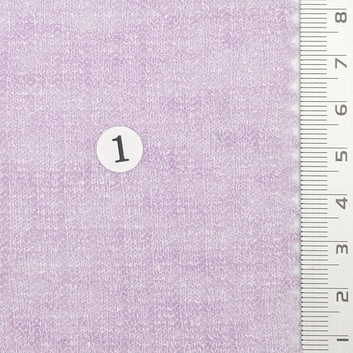 Solid Rib Polyester Spandex Knit Fabric - FAB1767 - 1.Lavender-2.Pale lemon-3.Salmon pink-4.Baby blue-5.Steel blue-6.Ivory-7.N/A-8.Sage gray-9.Celadon-10.Taupe