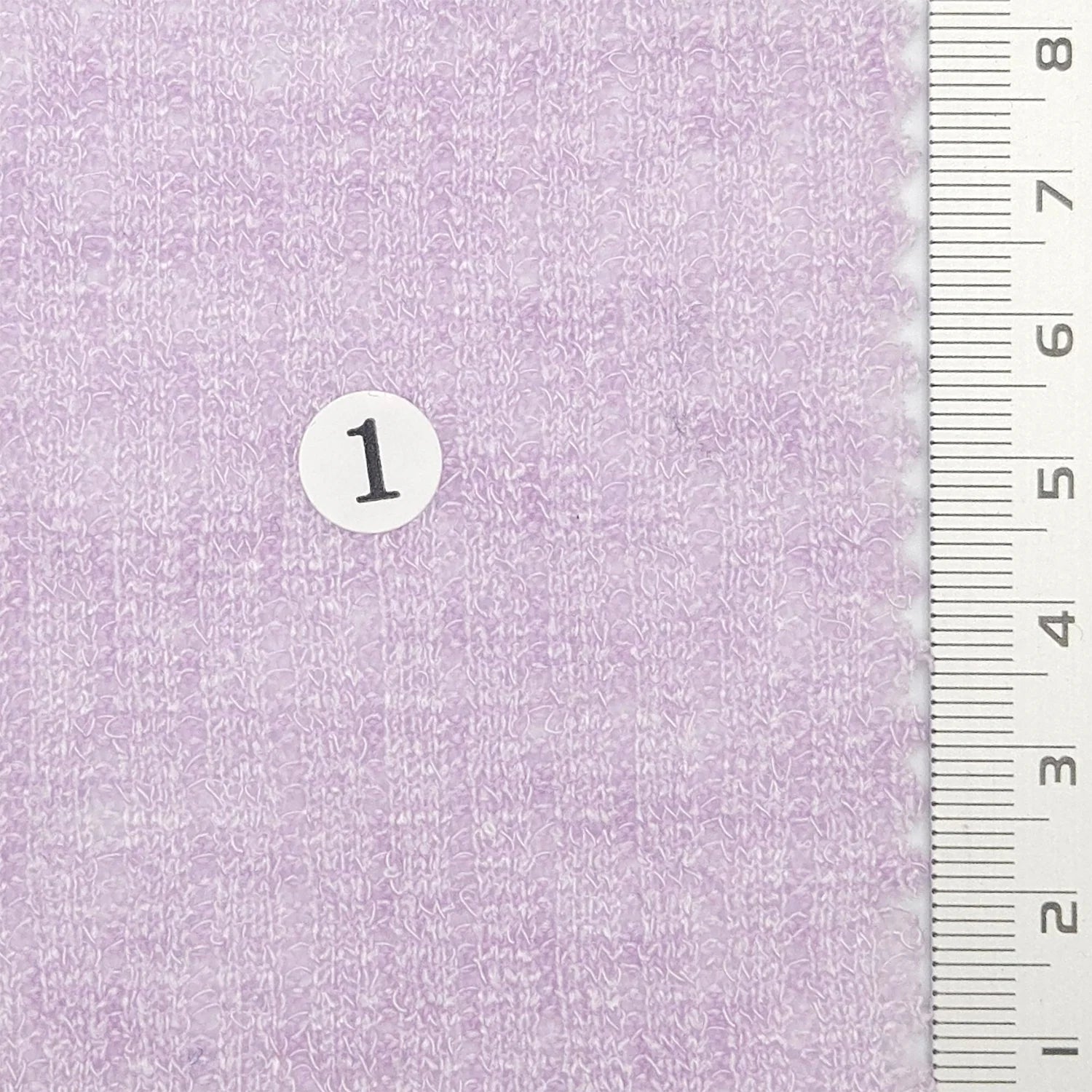 Solid Rib Polyester Spandex Knit Fabric - FAB 1767 - 1.Lavender