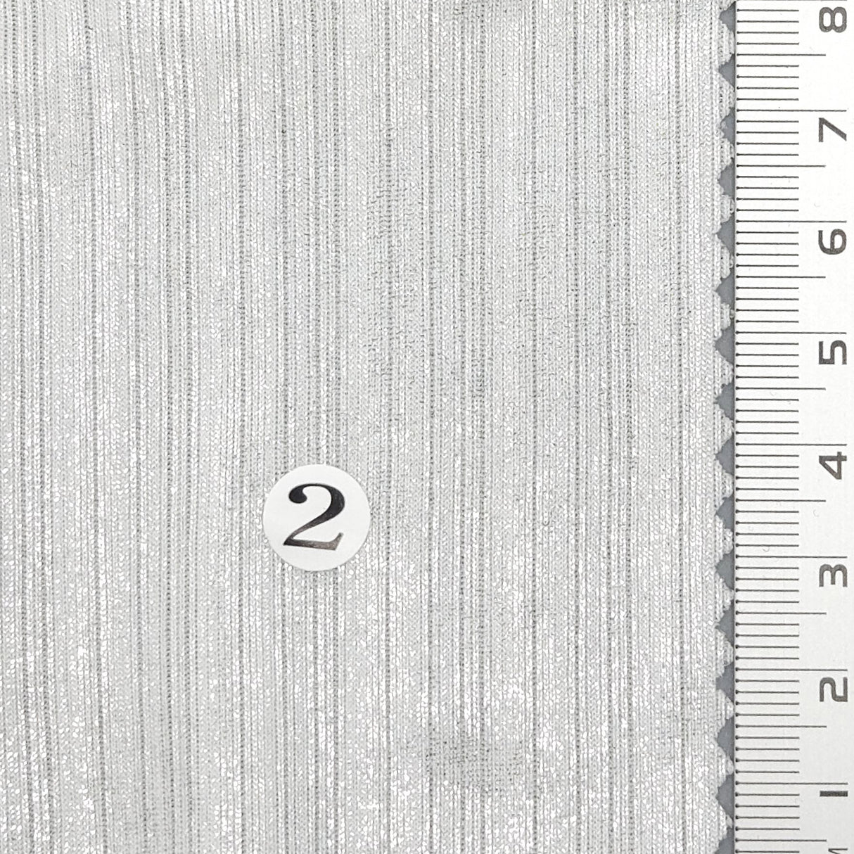 Solid Foil Irregular Slinky Polyester Spandex Knit Fabric - FAB1697 - 1.White/Silver (2)-2.White/Gold (1)-3.Grey/Silver (3)-4.Grey/Gold (4)-5.Beige/Silver (6)-6.Beige/Gold (7)-7.Royal/Silver (8)-8.Brown/Gold (9)-9.Teal/Silver (10)-10.Brown/Silver (11)