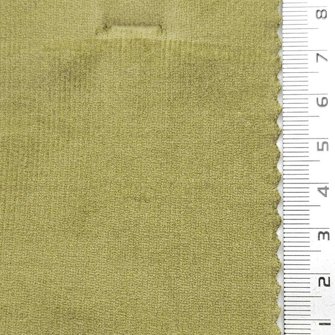 21 Wale Solid Corduroy Spandex Cotton Woven Fabric - FAB1654 - 1.Husk-2.Sea Mist-3.Sage-4.Finlandia-5.Marzipan-6.Cloudy-7.Napa-8.Bali Hai-9.Sweet Pink-10.Feldspar