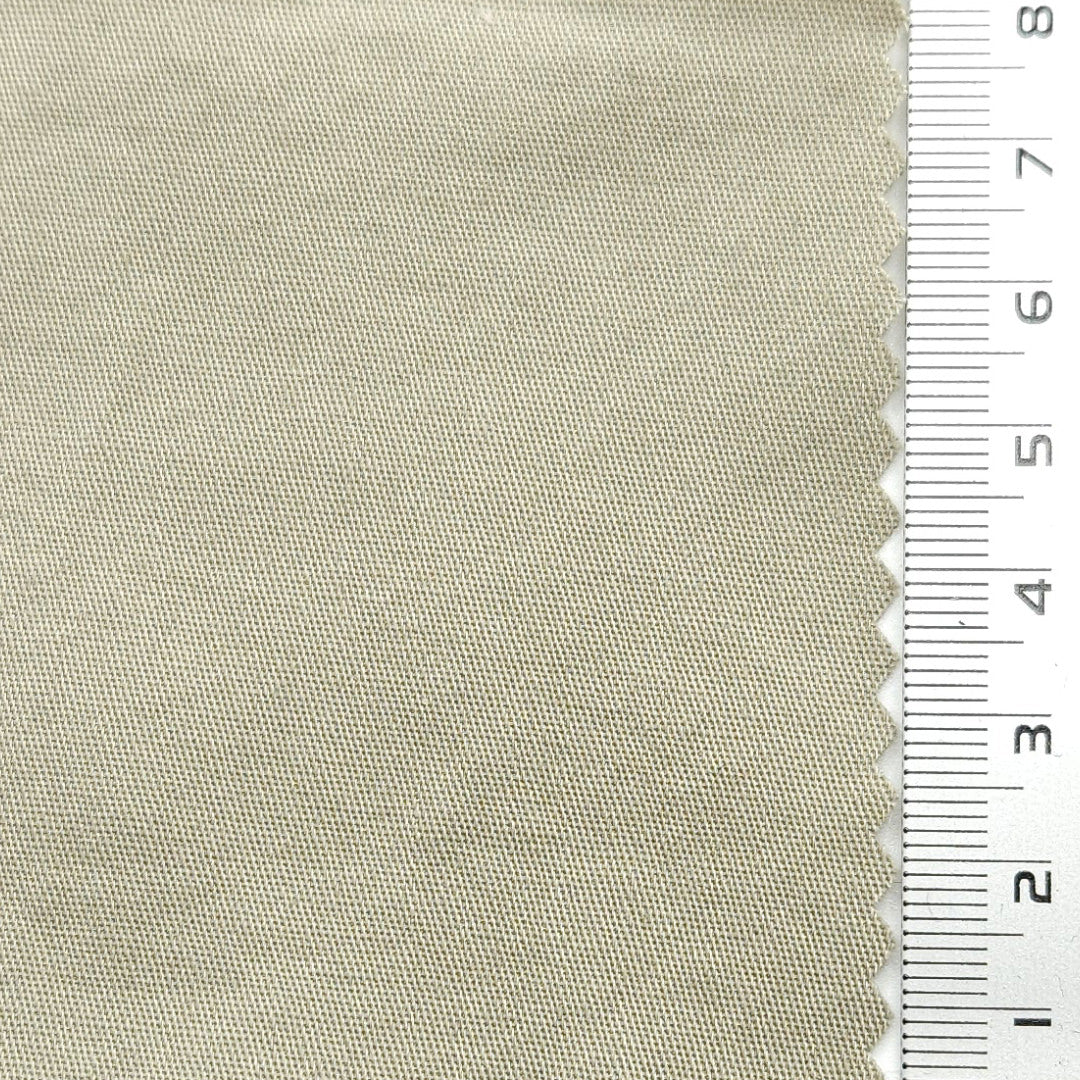 Solid Enzyme Washing 32s Cotton Spandex Woven Fabric - FAB 1651 - 1.Travertine