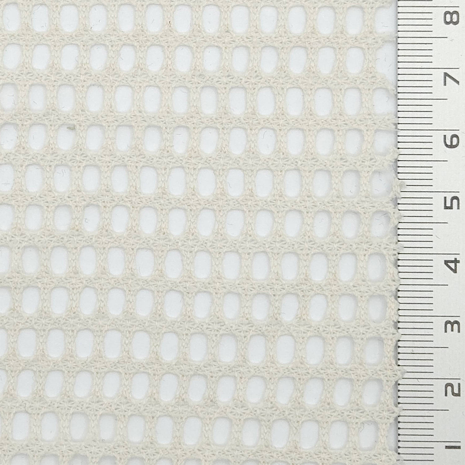 1.Ivory-2.Light gray-3.Navy blue-4.White-5.Black - Solid Mesh Polyester Knit Fabric - FAB 1802