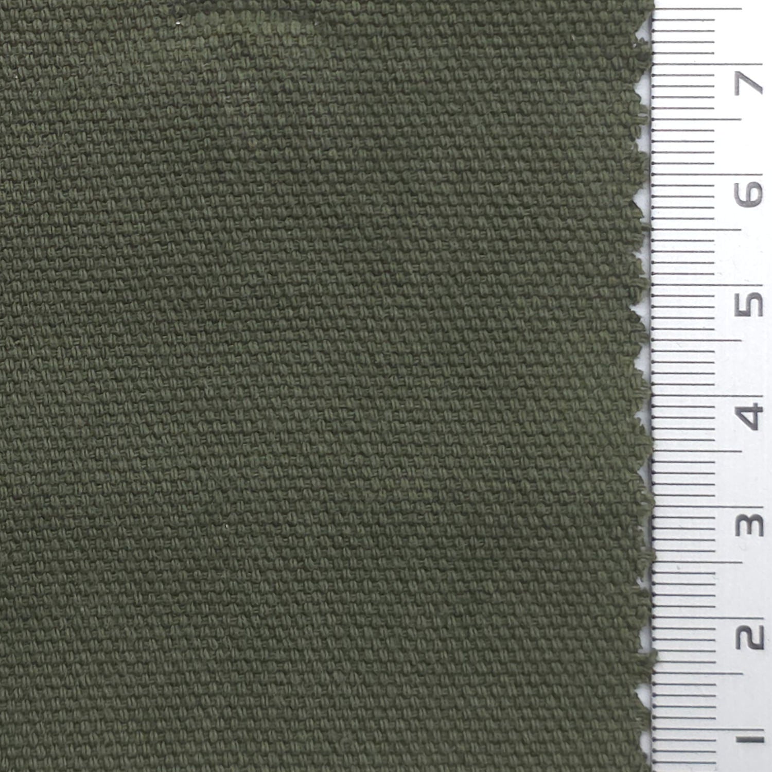 Solid 14 Count Cotton Woven Fabric - FAB1982 - Olive Gray