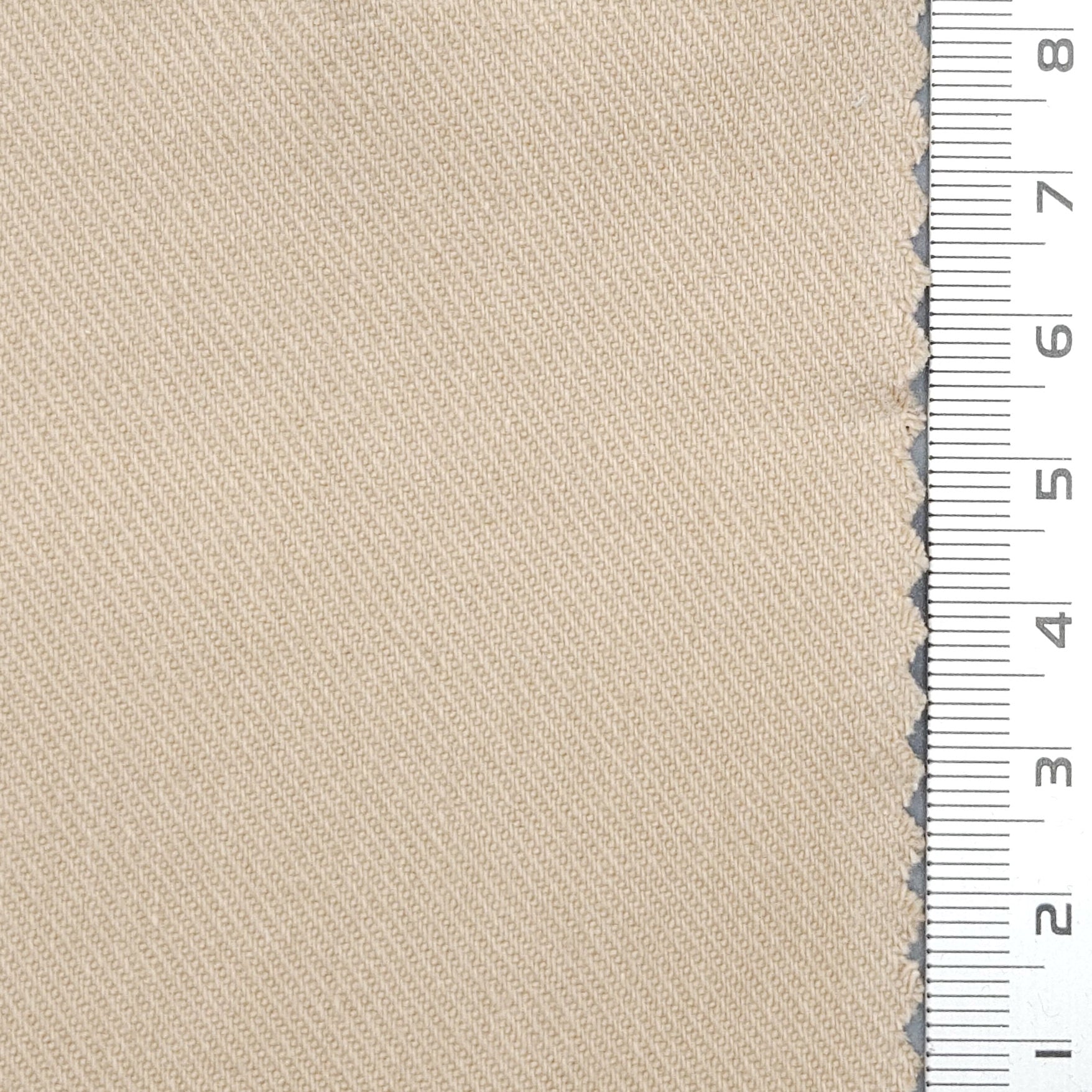 Solid Enzyme Twill Washing Cotton Spandex Woven Fabric - FAB 1668 - 1.Grain Brown
