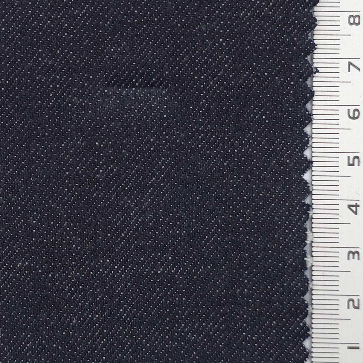 Navy Blue Premium Rigid Denim Cotton Woven Fabric - FAB1836