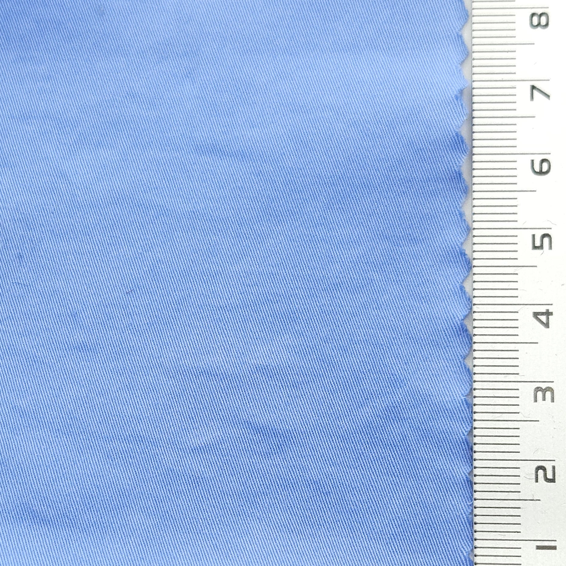 Solid Enzyme Twill Cotton Spandex Woven Fabric - FAB 1568 - 1.Blue (319)