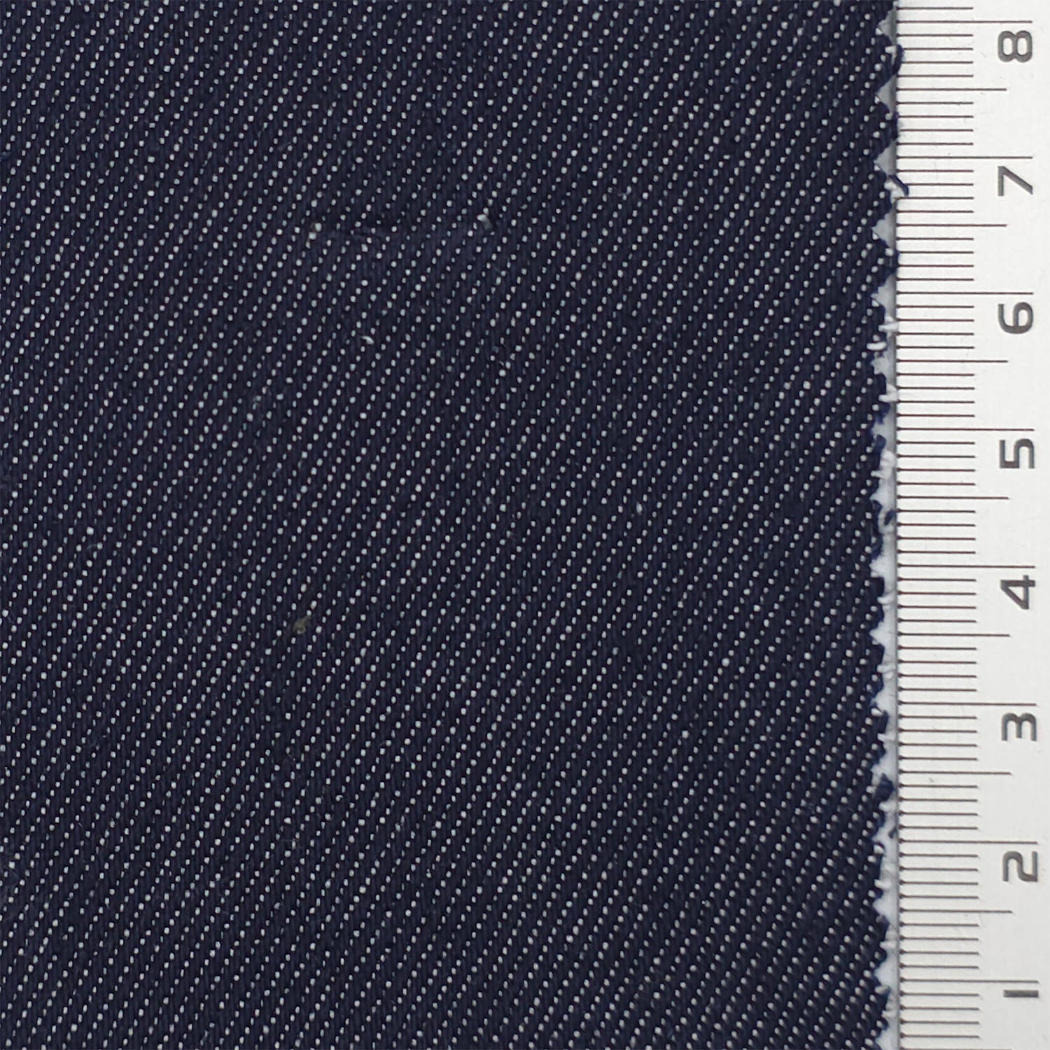1.Navy Blue-2.Navy Black-3.Black-4.White-5.Charcoal Gray - Fake Denim Cotton Poly Woven Fabric - FAB 1838