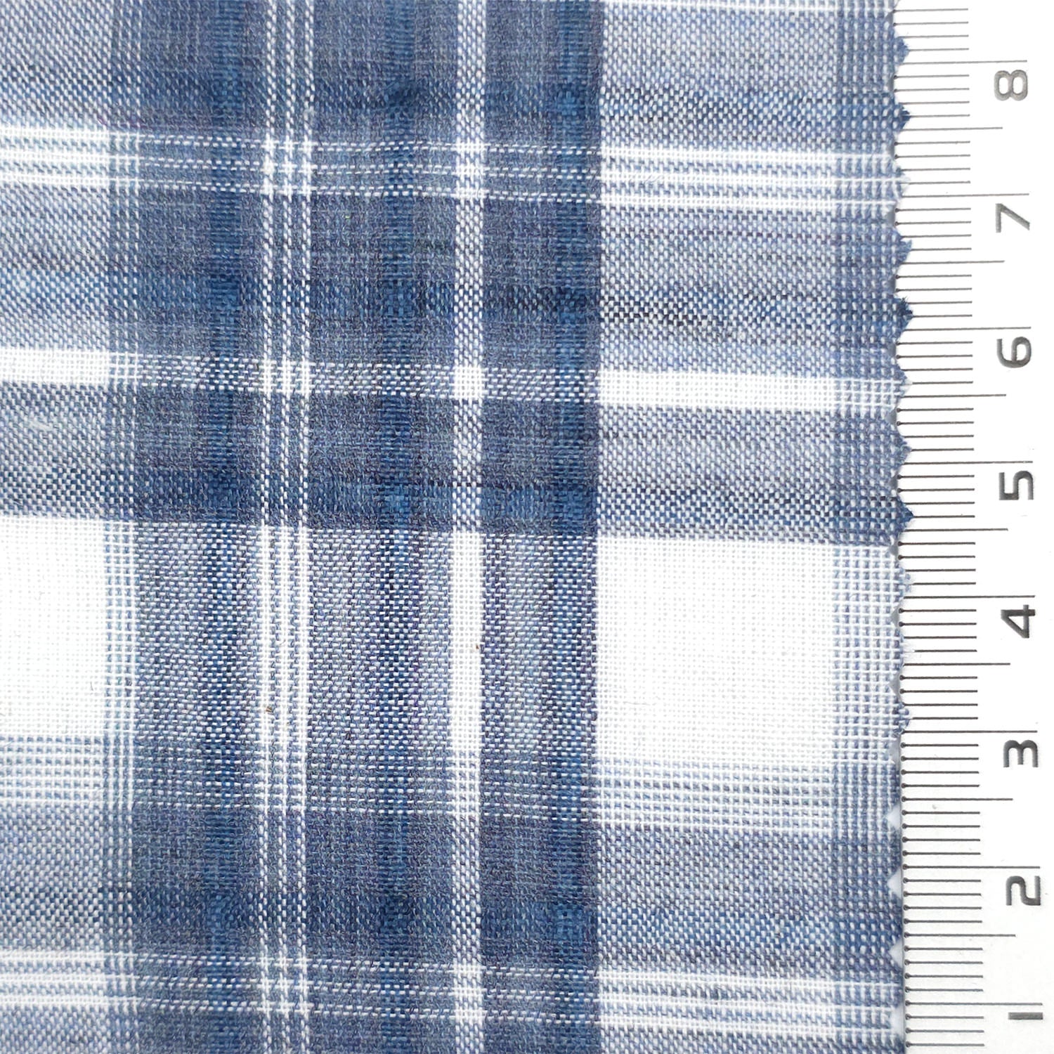 1: Dark Blue-2: Light Red-3: Black-Swatch - Plaid Woven Cotton Fabric - FAB 1860