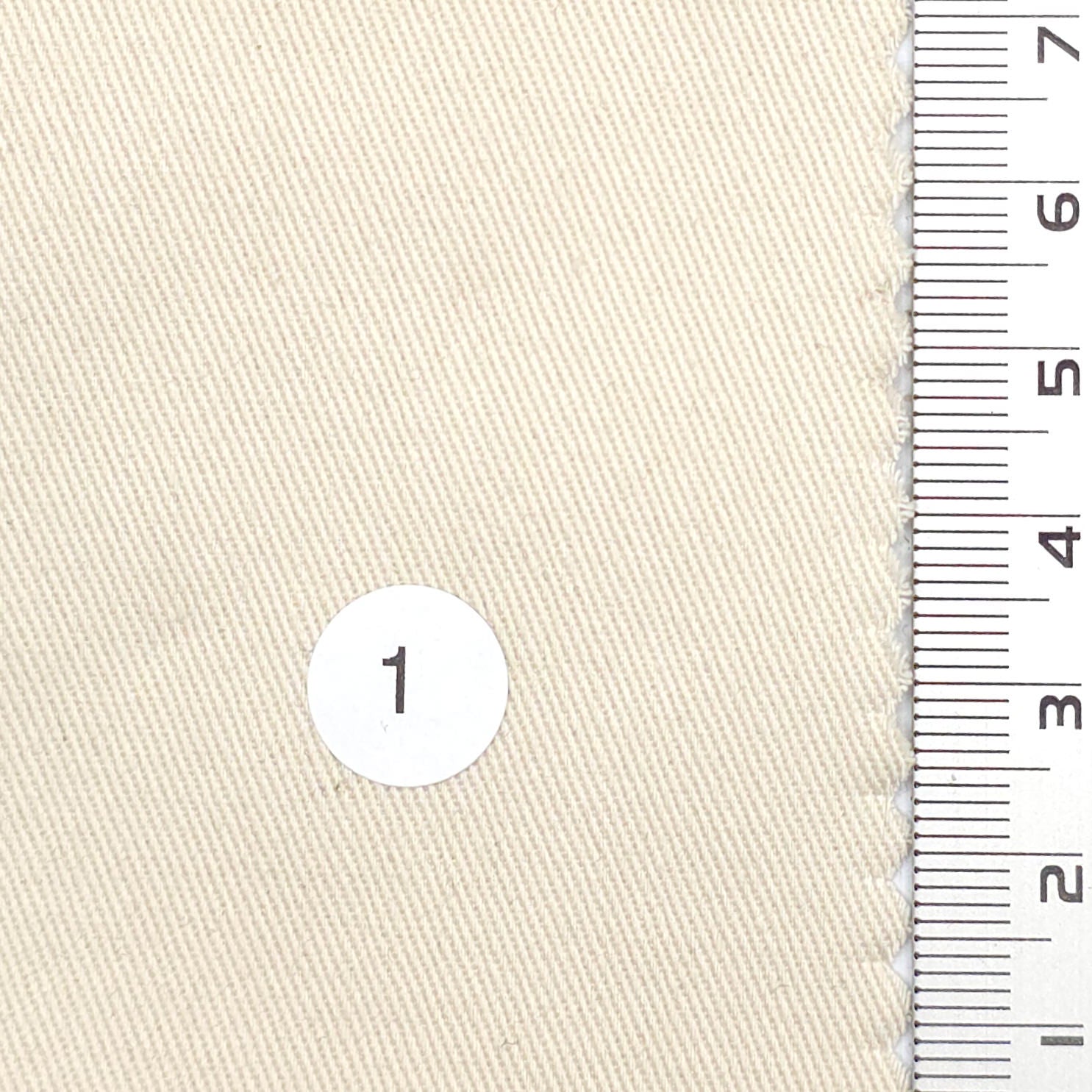 1.Cream-2.White-3.Ivory-4.Pink-5.Mint - 16 Count Solid Twill Cotton Woven Fabric - FAB 1817