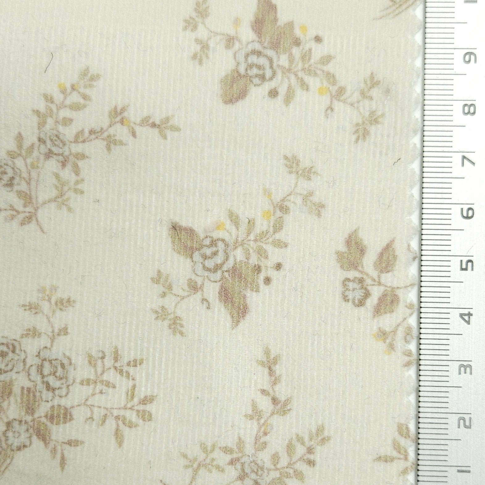 Print Floral Cotton Woven Fabric - FAB 1577 - 1.Silk