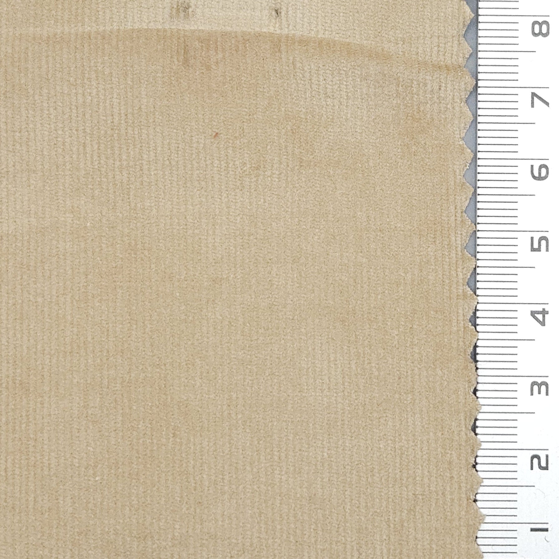 1.Soft Amber-2.Schooner-3.Sandrift-4.Barley Corn-5.Oyster Pink - 28Wale Solid Corduroy Cotton Spandex Woven Fabric - FAB 1666