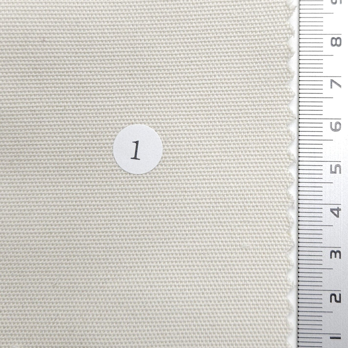 Solid Oxford Cotton Heavy Weight Woven Fabric - FAB1615 - 1.Grey-2.Beige-3.Light Beige-4.Cream-5.Ivory-6.White-7.Black