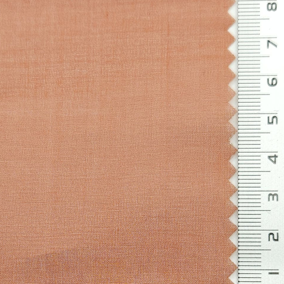 Solid Organza Silk Woven Fabric - FAB 1639 - 1.Orange