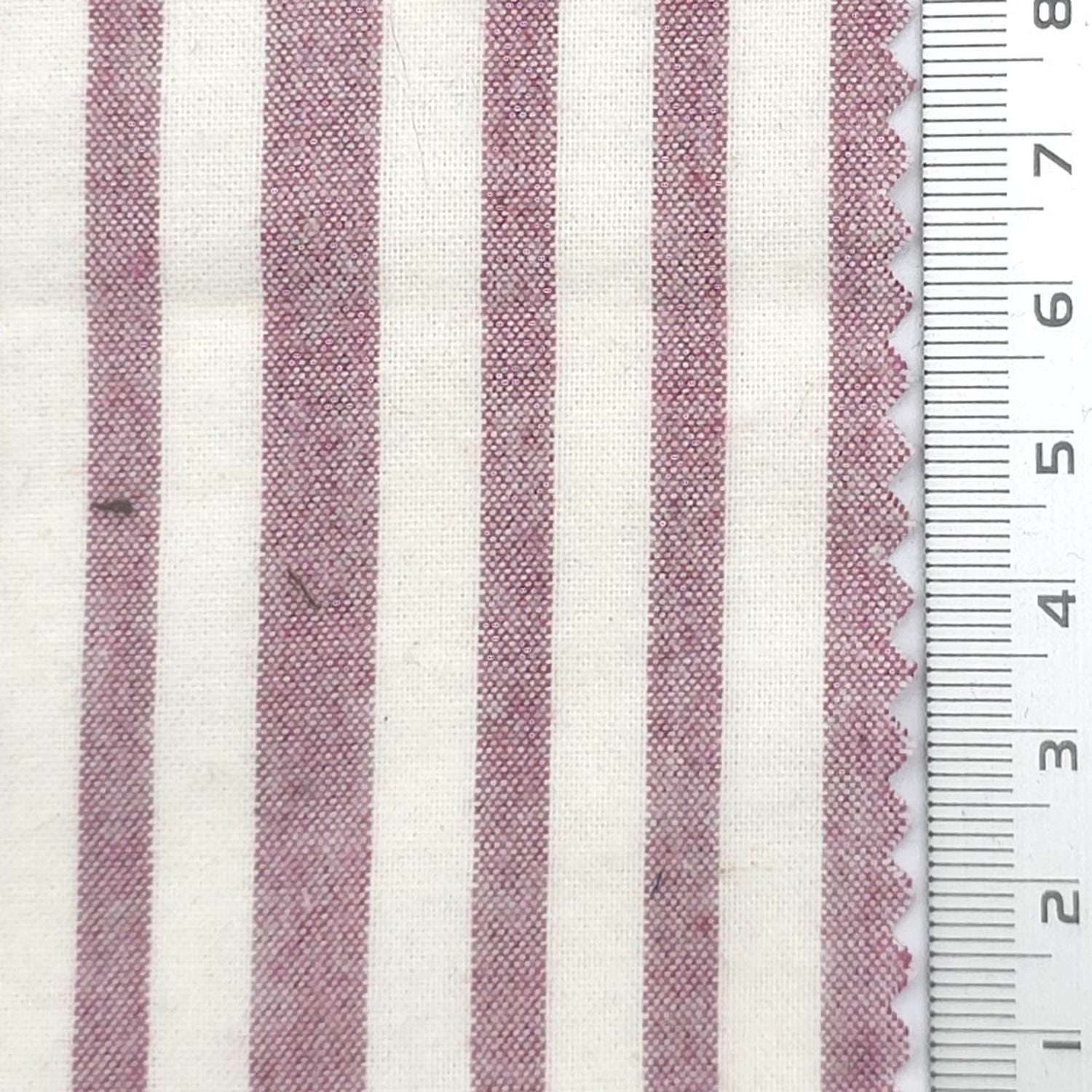 Bengal Stripe 100% Cotton Woven Fabric - FAB1967 - Mauve