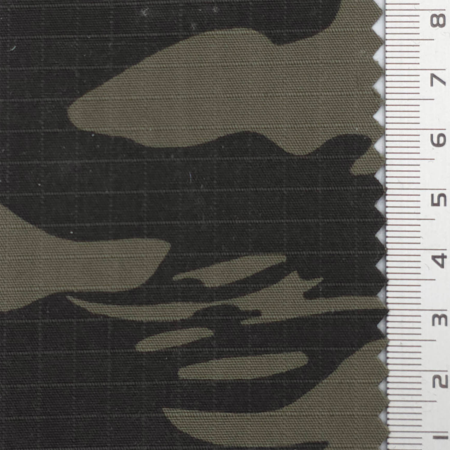 1.Olive-2.Desert-3.Gray-4.Brown-5.Black Navy - Tiger Camouflage Ripstop Poly Cotton Woven Fabric - FAB 1840