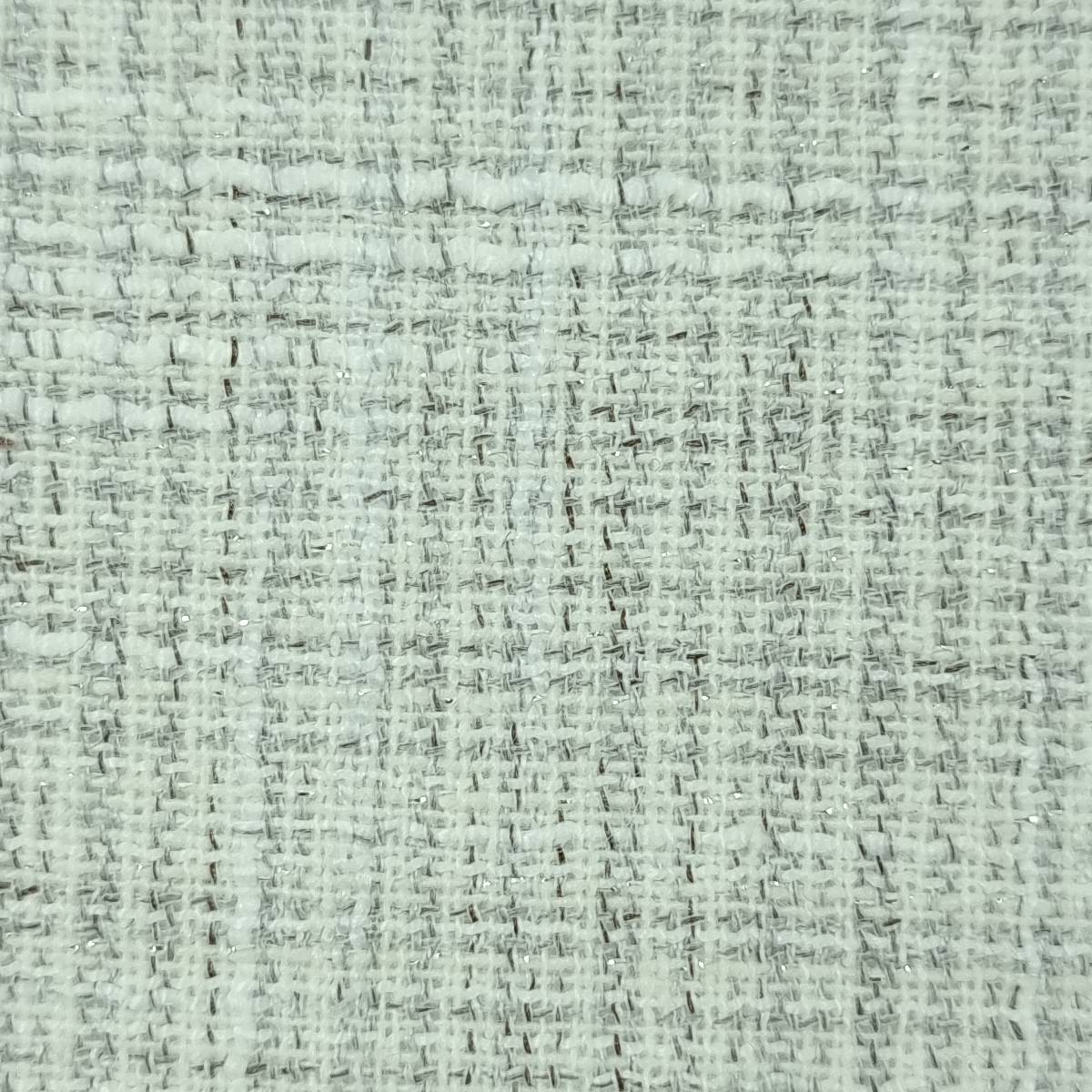 Tweed Polyester Woven Fabric - FAB 1507 - 1.Ivory