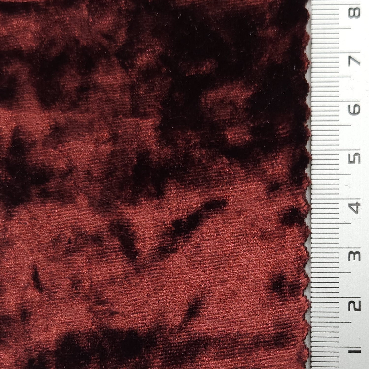 1.Wine-2.Grey-3.Pink-4.Purple-5.Red - Crushed Velvet Polyester Spandex Knit Fabric - FAB 1084