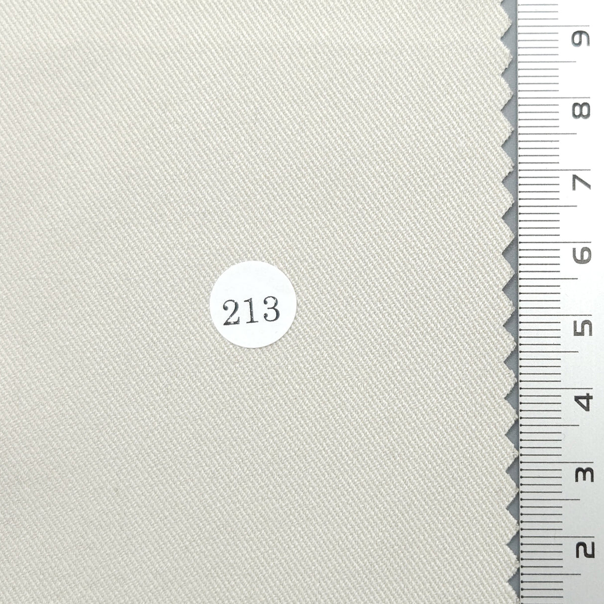 Solid Twill Polyester Rayon Spandex Woven Fabric - FAB1694 - 1.Ivory Beige (213)-2.Beige (212)-3.Green Ivory (211)-4.Yellow Beige (210)-5.Pink (209)-6.Ivory (208)-7.White (207)-8.Grey (206)-9.Brown (205)-10.Light Charcoal (204)