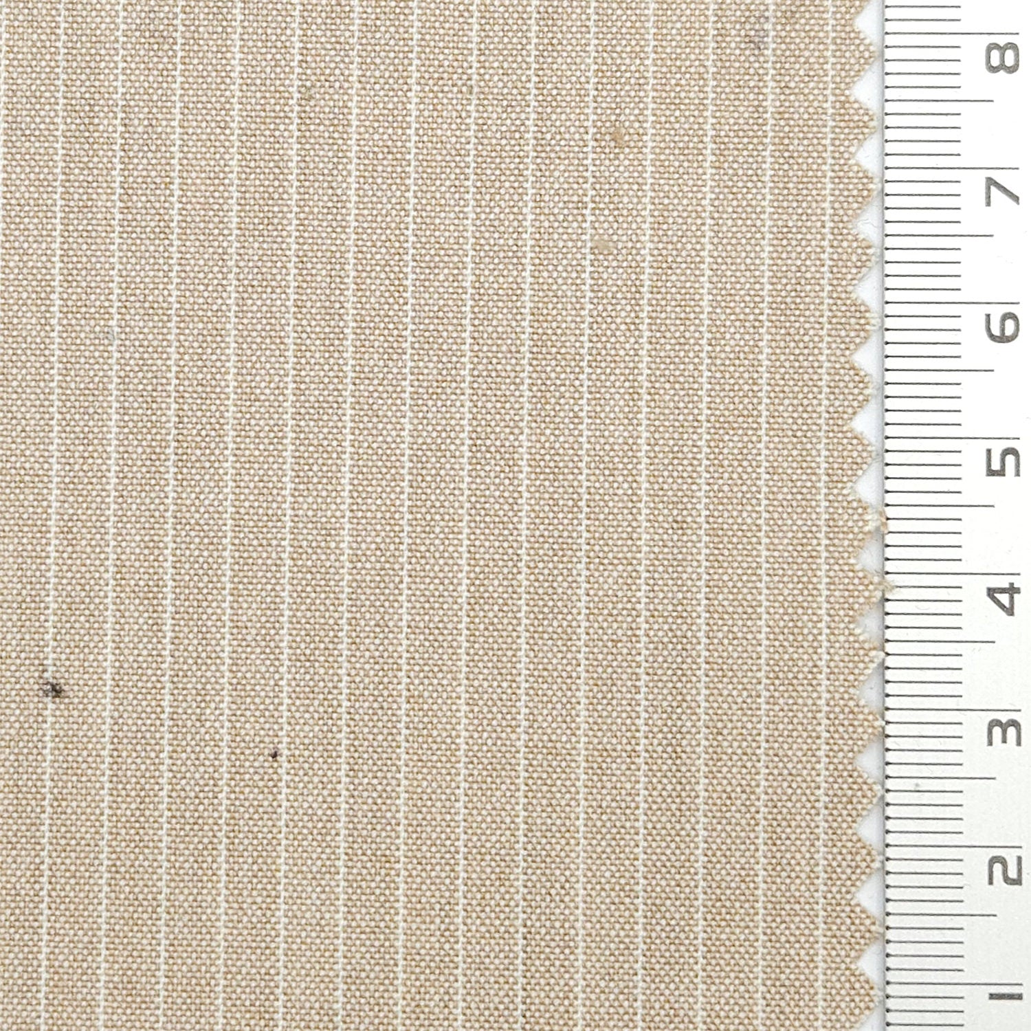 Pin Stripe Plain Polyester Spandex Rayon Woven Fabric - FAB 1783 - 1.Light beige