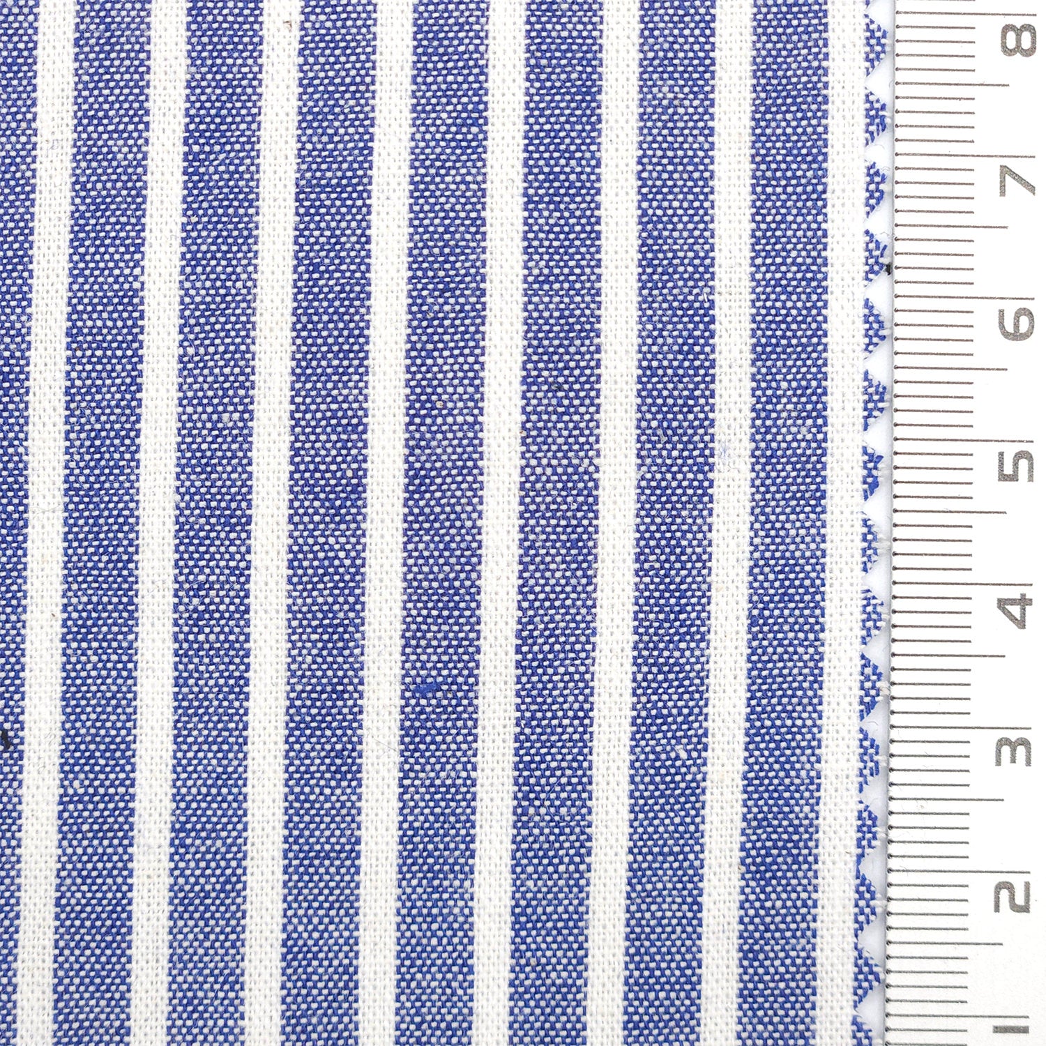1.Blue-2.Navy-3.Black-Swatch - 5mm Pencil Stripe YarnDyed Cotton Woven Fabric - FAB 1761