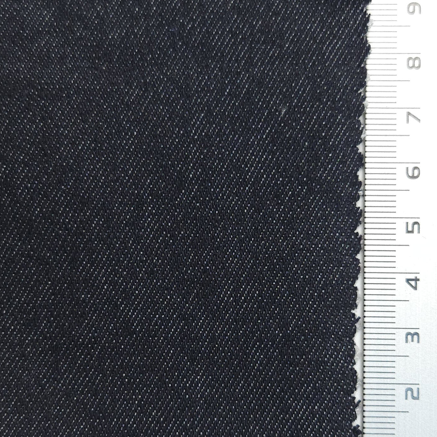 Solid Brushed Denim Cotton Polyester Spandex Woven Fabric - FAB 1606 - 1.FAB1606-1