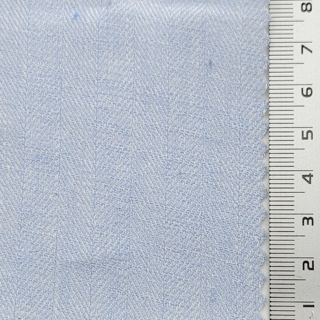Herringbone Enzyme Washing Rayon Spandex Cotton Linen Woven Fabric - FAB1652 - 1.Echo Blue-2.Tower Grey-3.Gimblet-4.Mercury-5.Chatelle-6.Bizarre-7.Bison Hide-8.Sisal-9.Casper-10.N/A