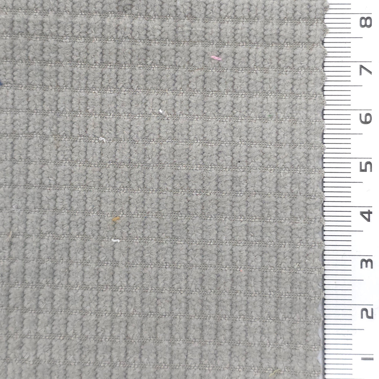 Warm Gray - 8 Wale Textured Corduroy Poly Woven Fabric - FAB1874
