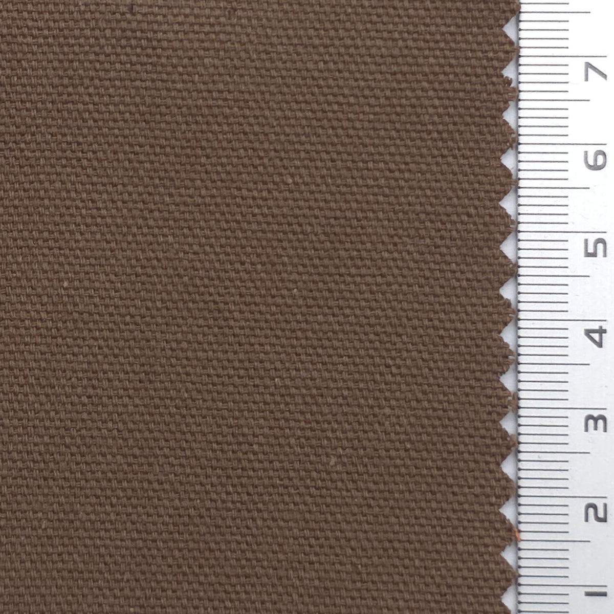 Solid 10 Count Oxford Cotton Woven Fabric - FAB1983 - Brown