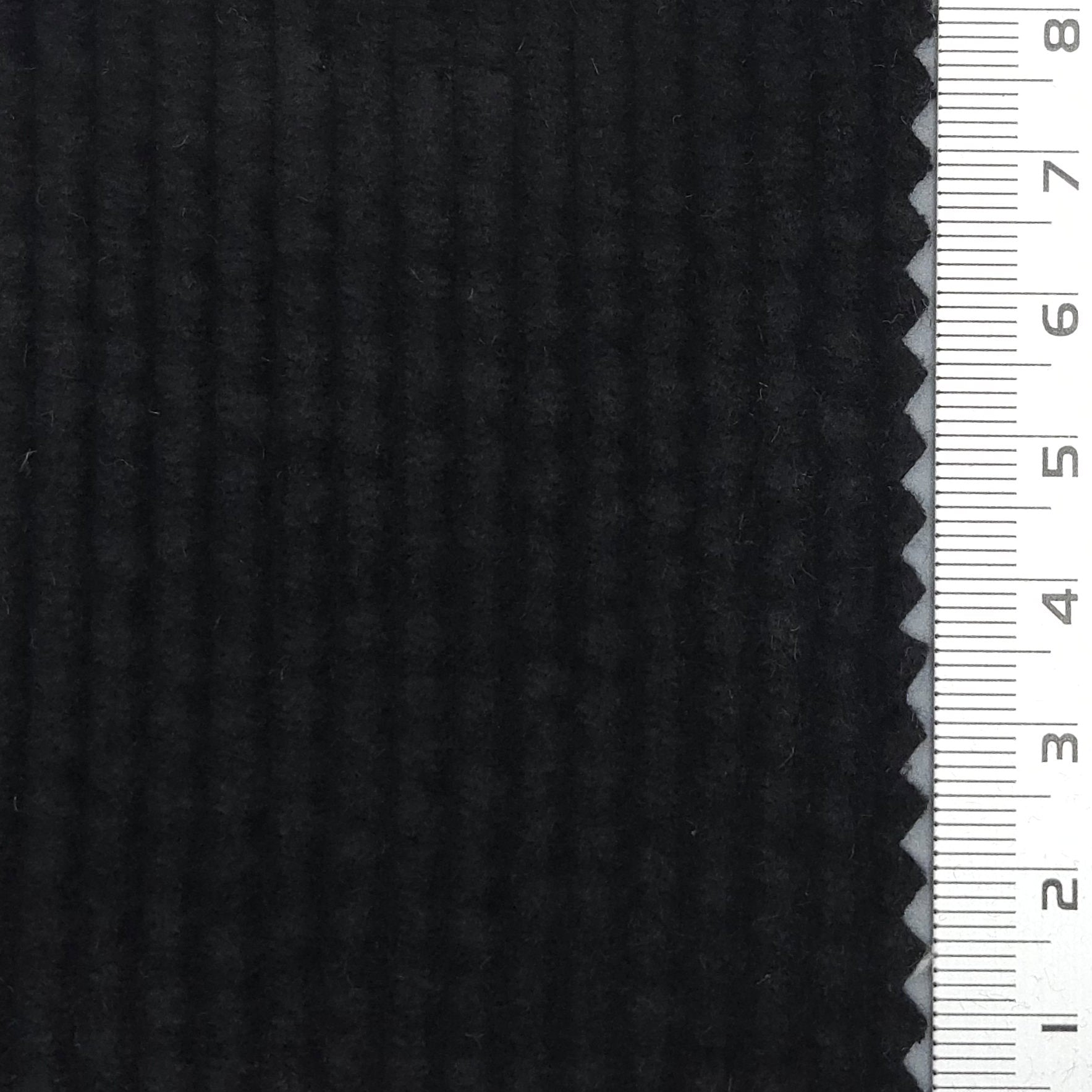Solid Corduroy Cotton Woven Fabric - FAB 1669 - 20.Black